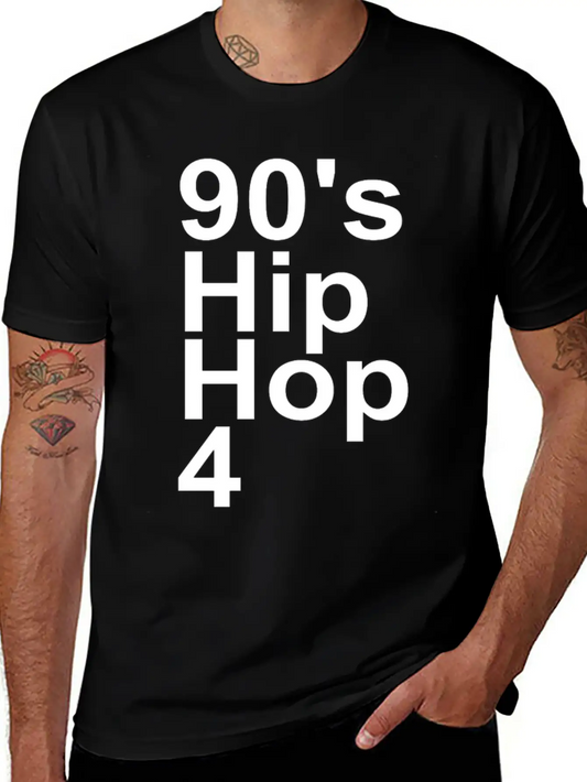 90'S HIP HOP Timeless Short Sleeve Tee – Comfy And Minimalist Design