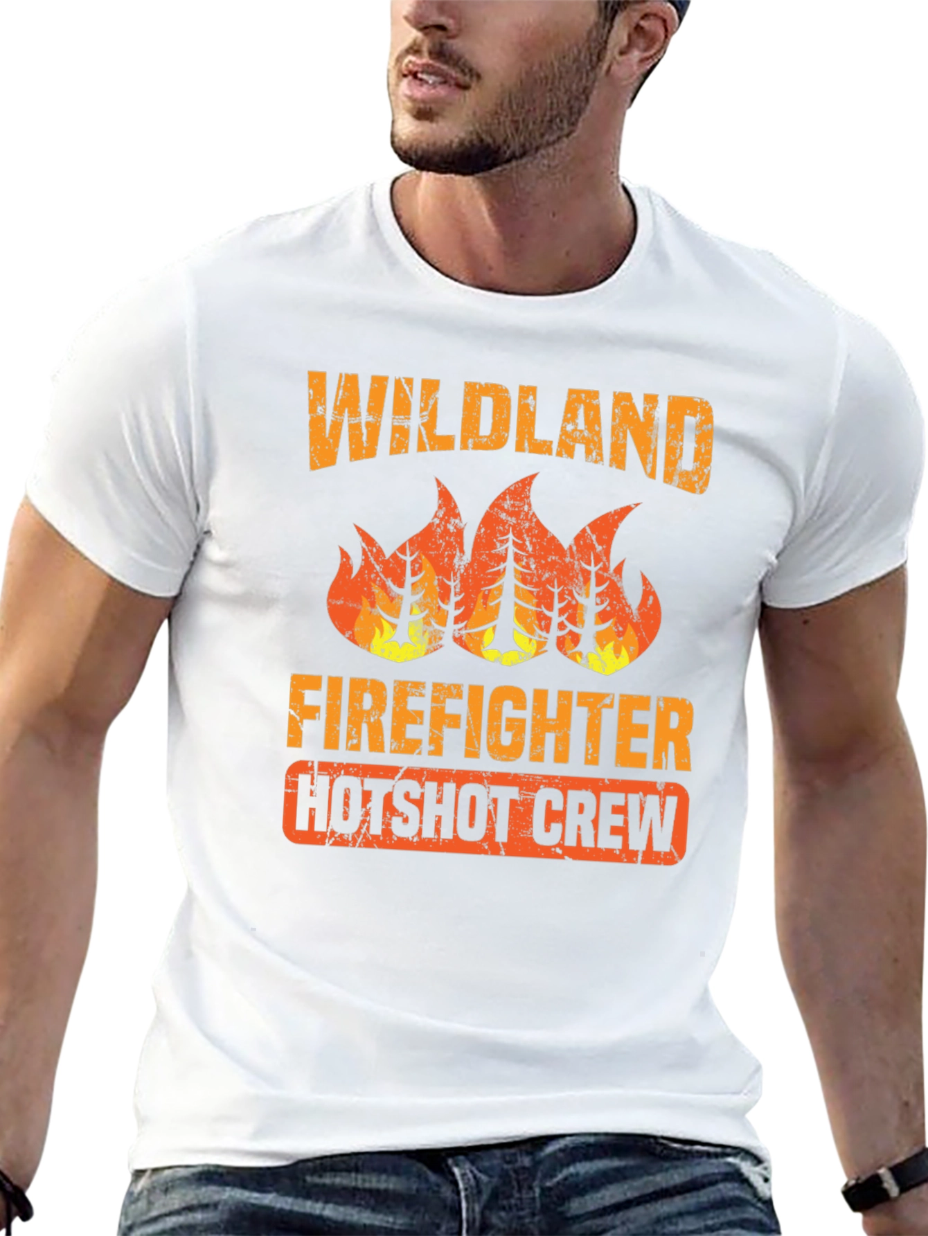 Wildland Firefighter Hotshot Crew Graphic Tee
