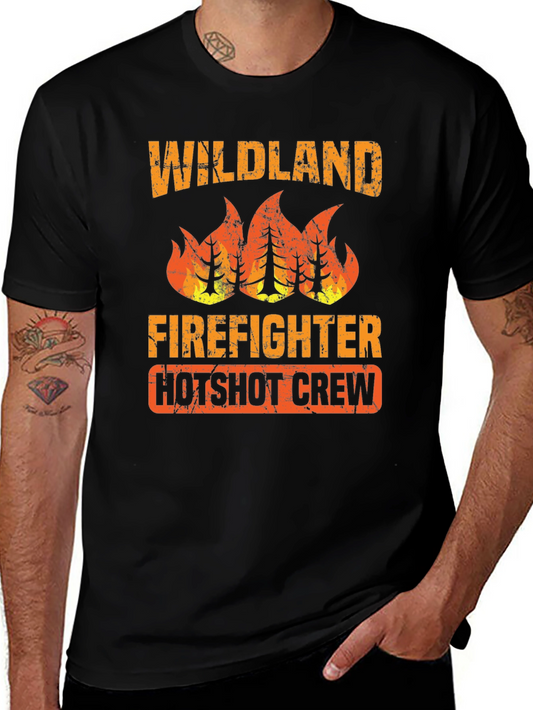 Wildland Firefighter Hotshot Crew Graphic Tee