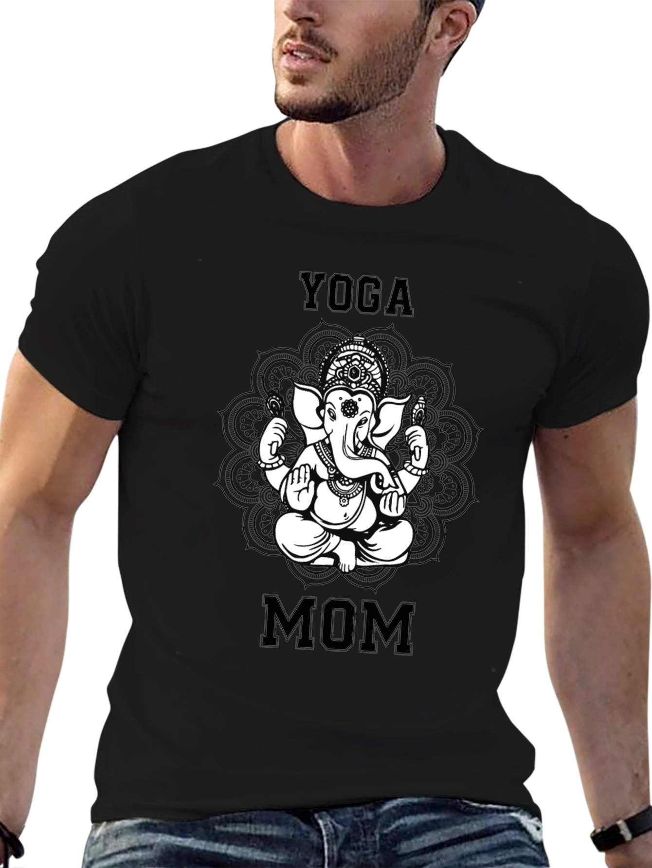 Yoga Mom Ganesha Graphic Tee
