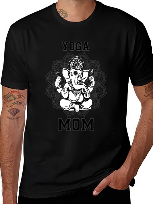 Yoga Mom Ganesha Graphic Tee