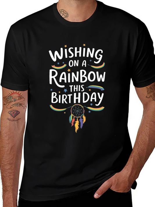 Wishing On A Rainbow Birthday T-Shirt