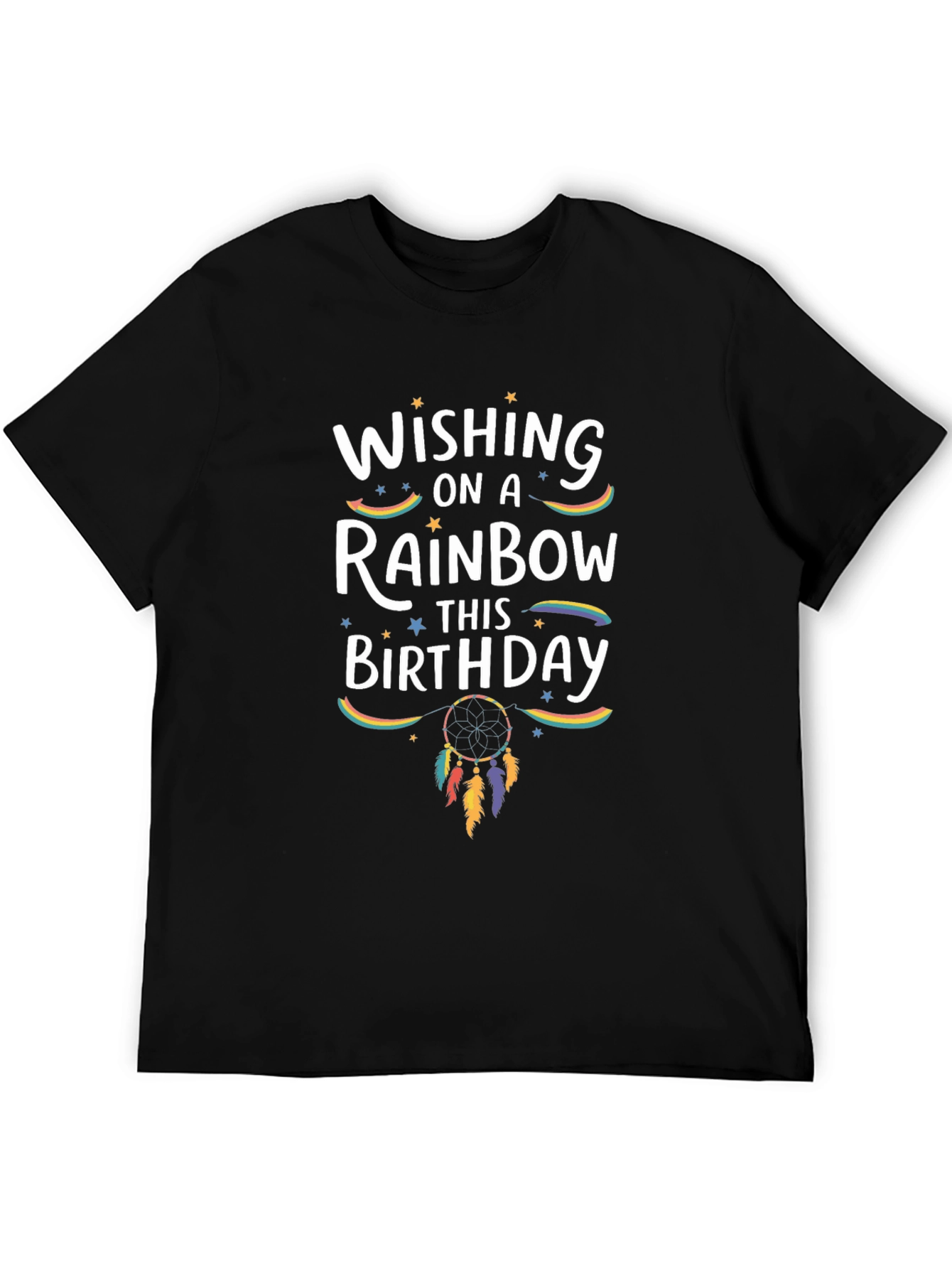 Wishing On A Rainbow Birthday T-Shirt