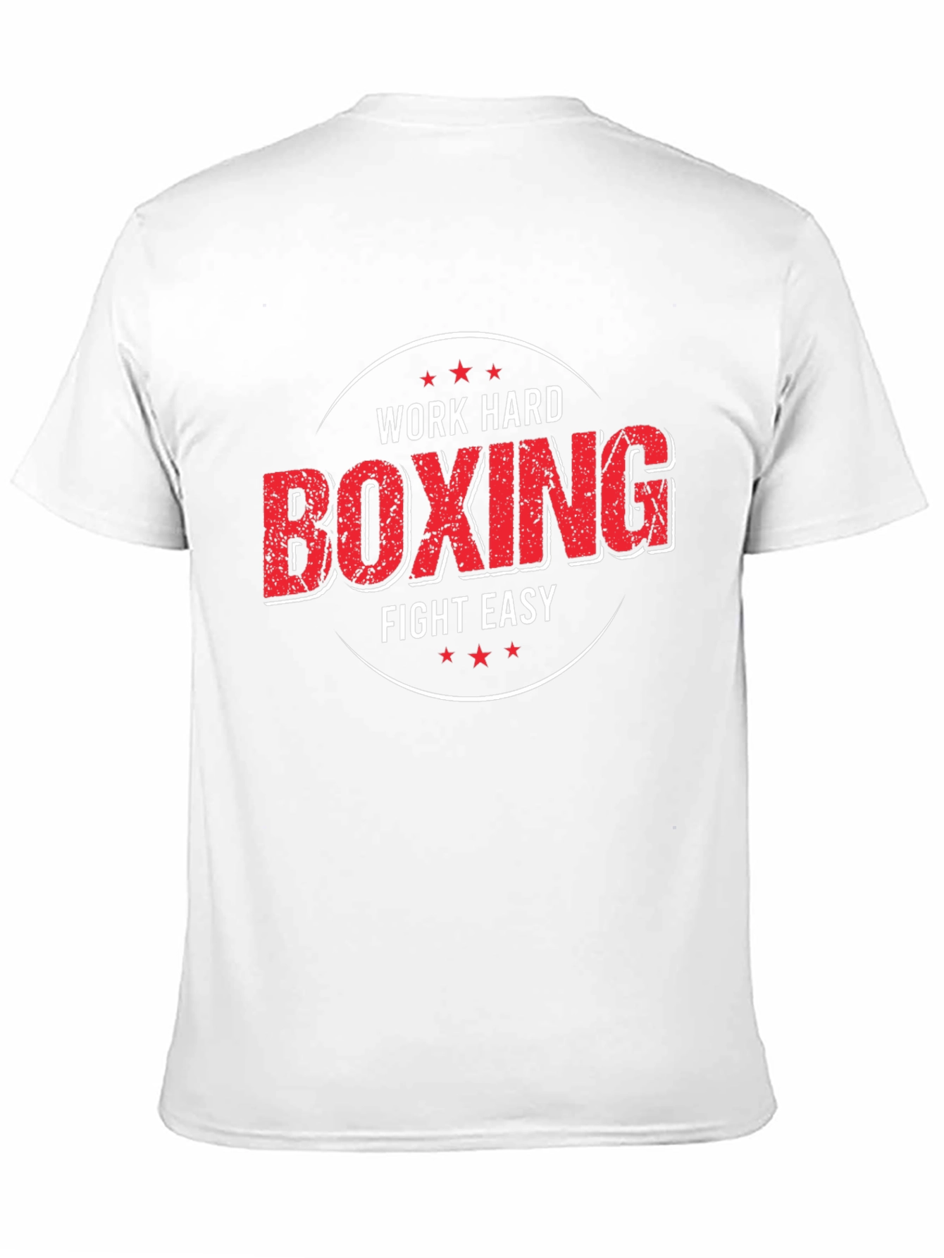 Work Hard Boxing Fight Easy Graphic T-Shirt