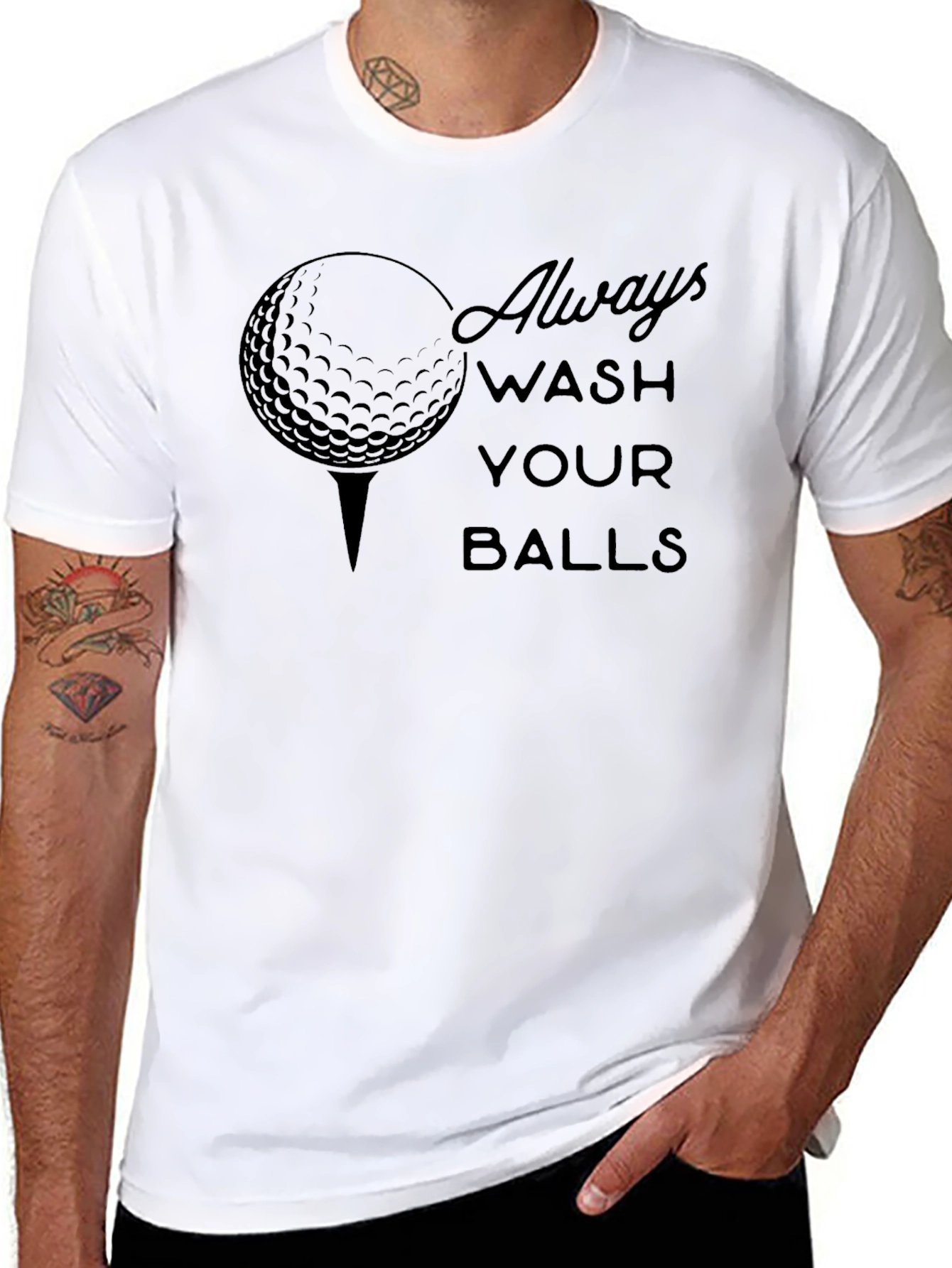Always Wash Your Balls Golf T-Shirt