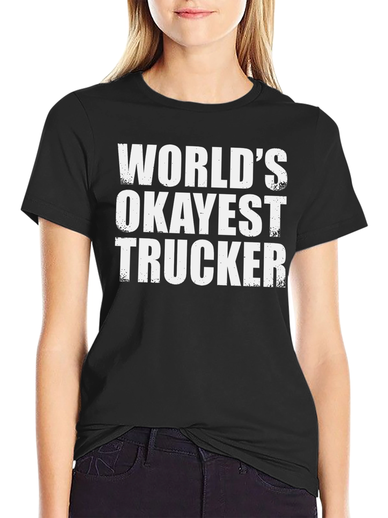 Worlds Okayest Trucker T-Shirt
