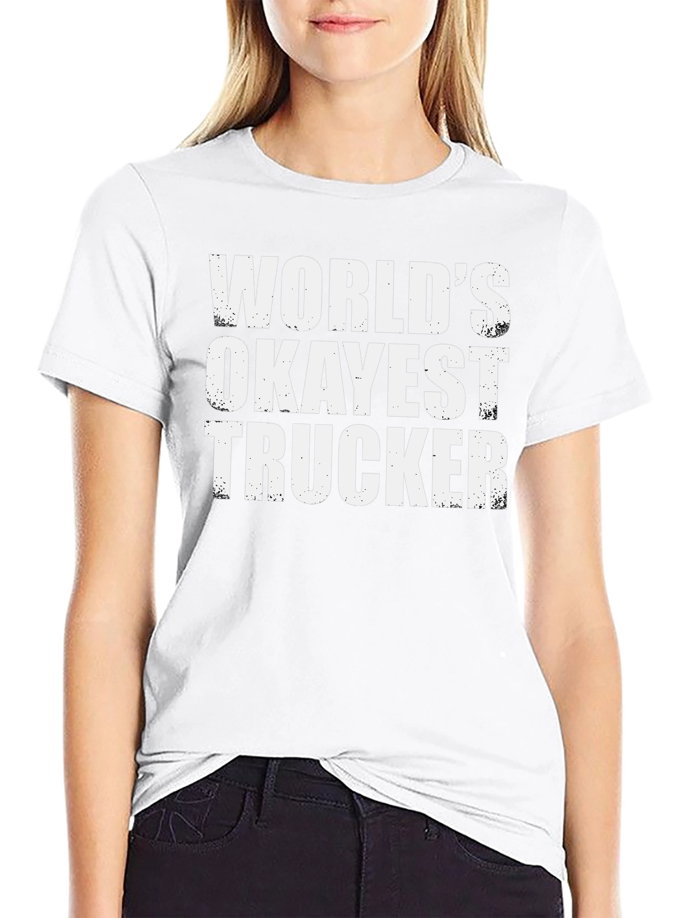 Worlds Okayest Trucker T-Shirt