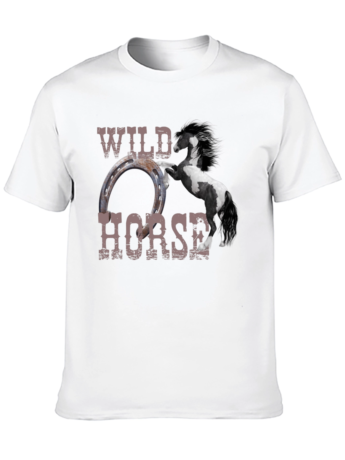 Wild Horse Graphic Tee - Black Unisex T-Shirt