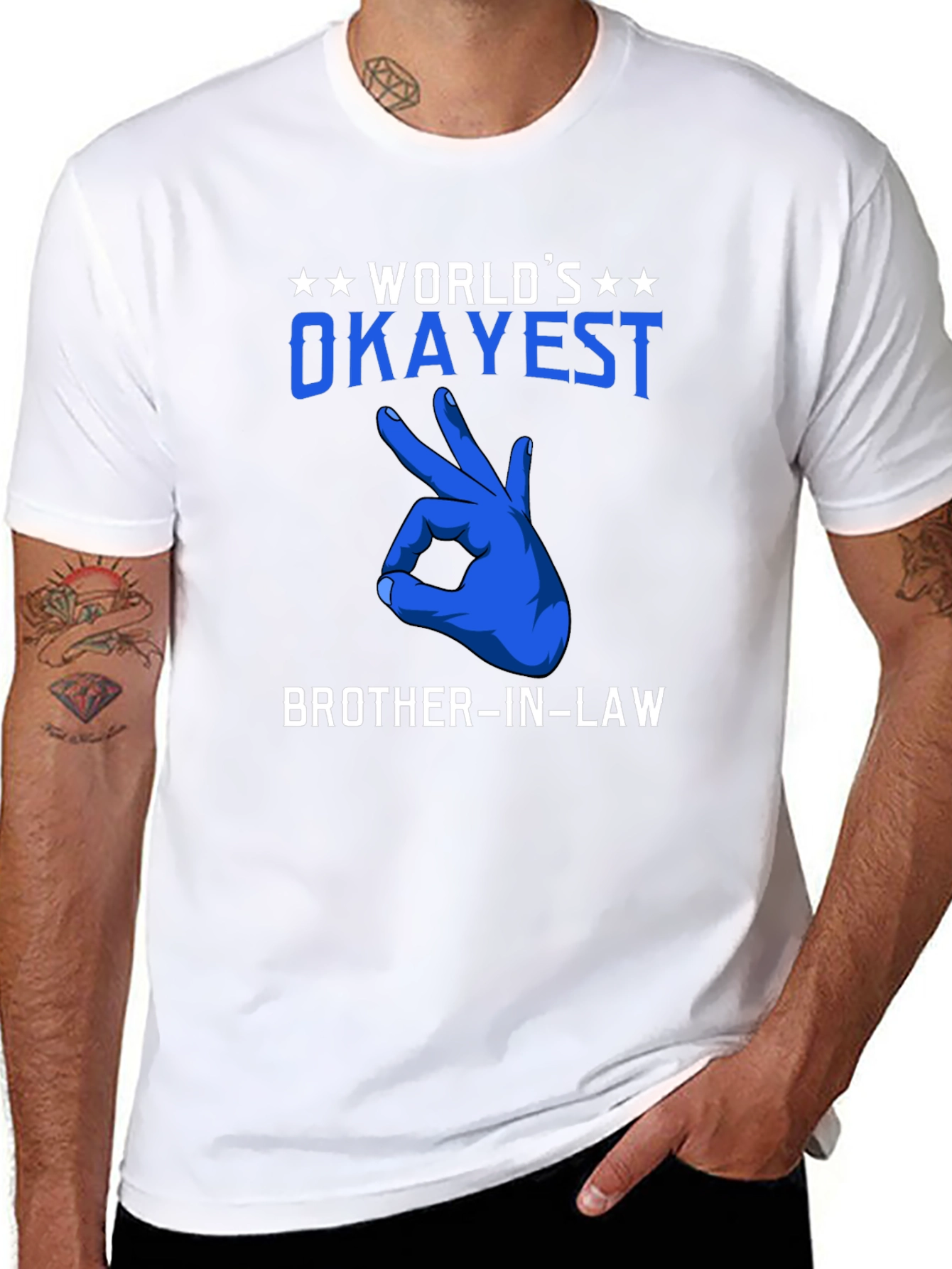 Worlds Okayest Brother-in-Law Graphic T-Shirt