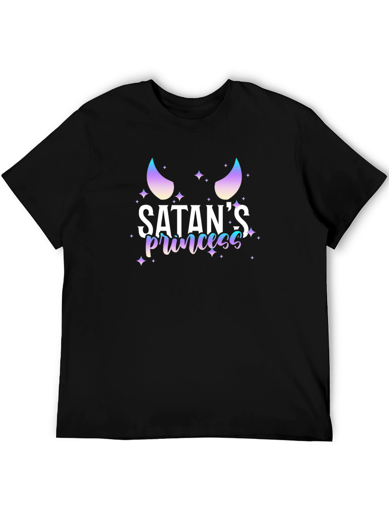 Satans Princess T-Shirt - Black Graphic Tee