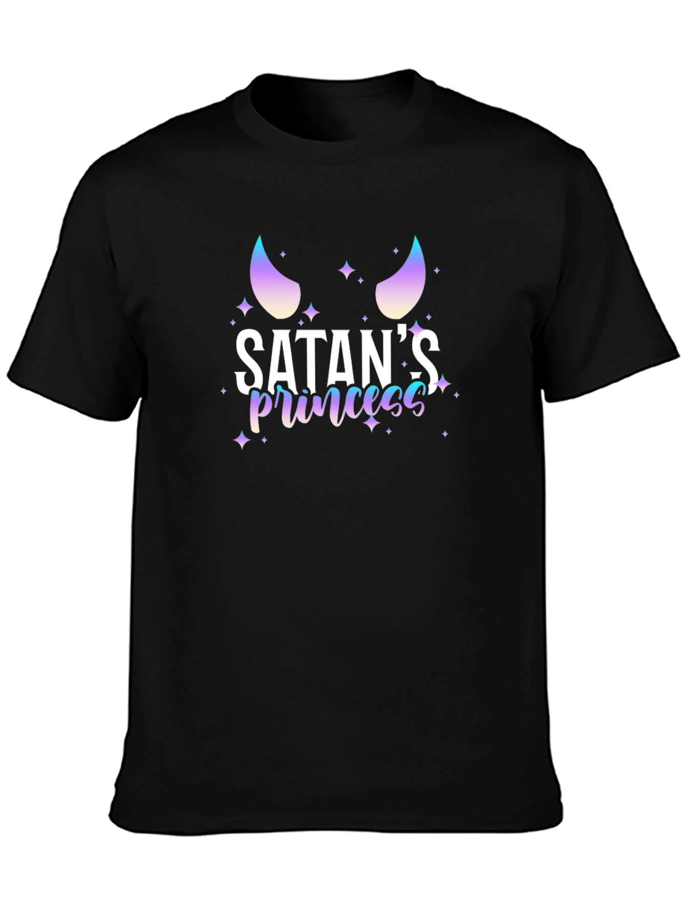 Satans Princess T-Shirt - Black Graphic Tee