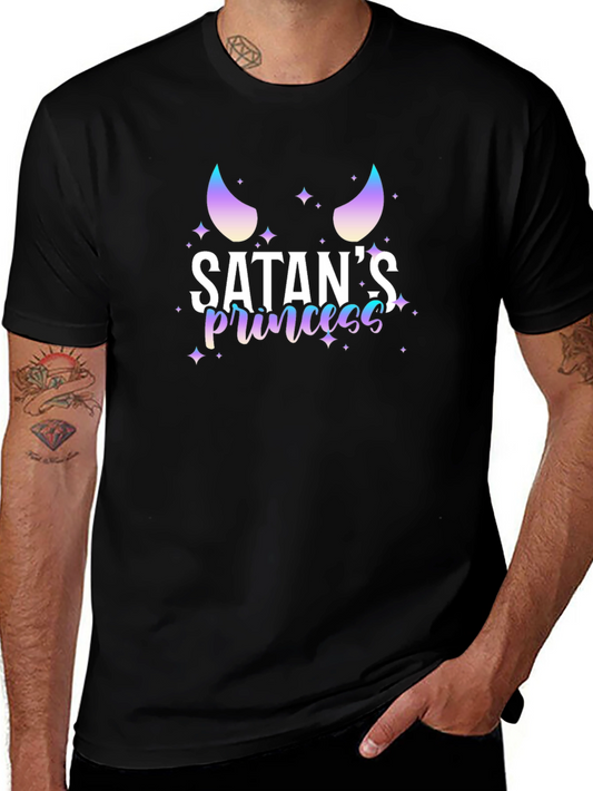 Satans Princess T-Shirt - Black Graphic Tee