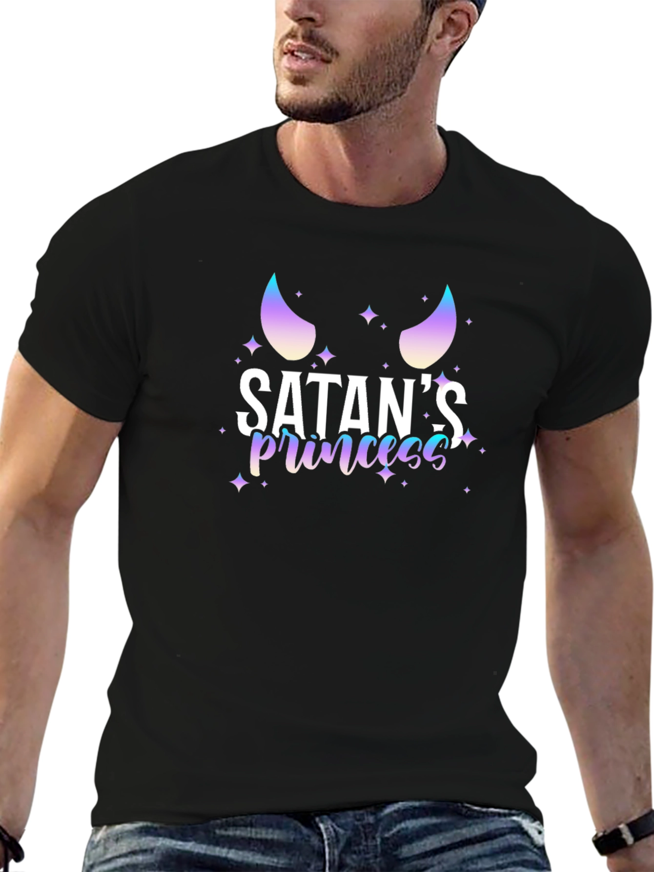 Satans Princess T-Shirt - Black Graphic Tee