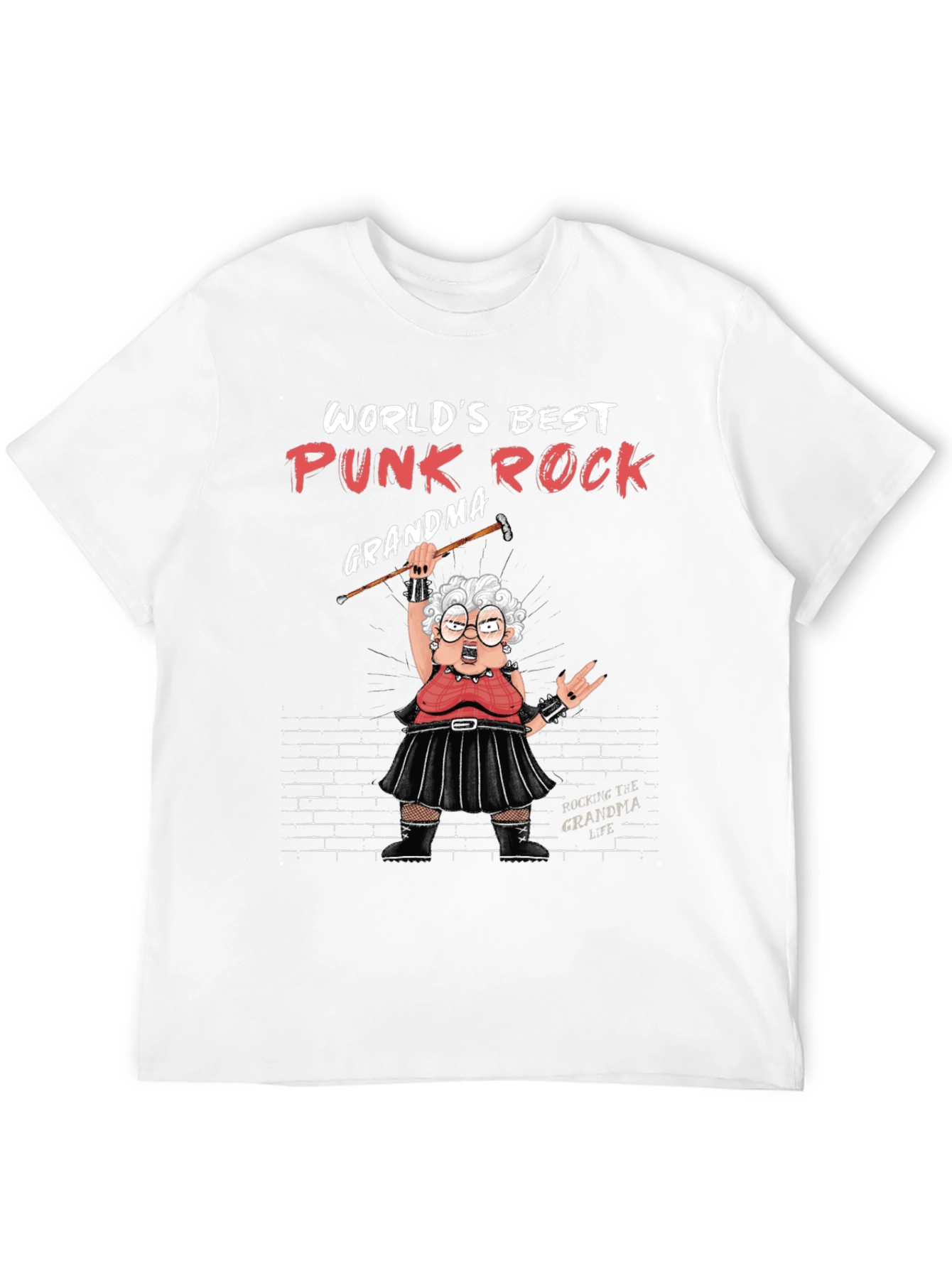 Worlds Best Punk Rock Grandma T-Shirt