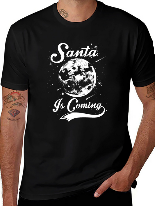 Santa Is Coming Christmas T-Shirt