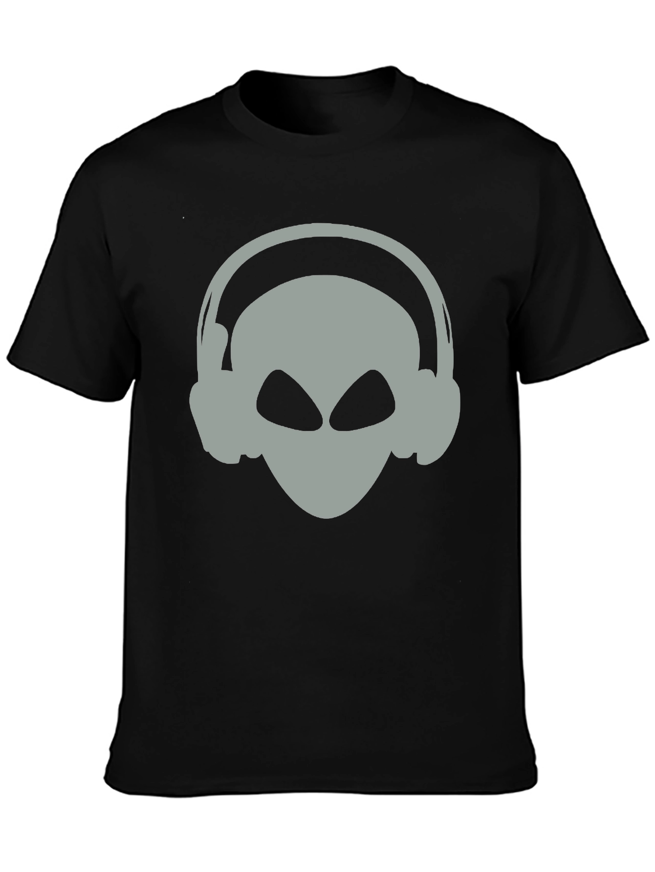 Alien DJ T-Shirt - Black Cotton Blend Tee