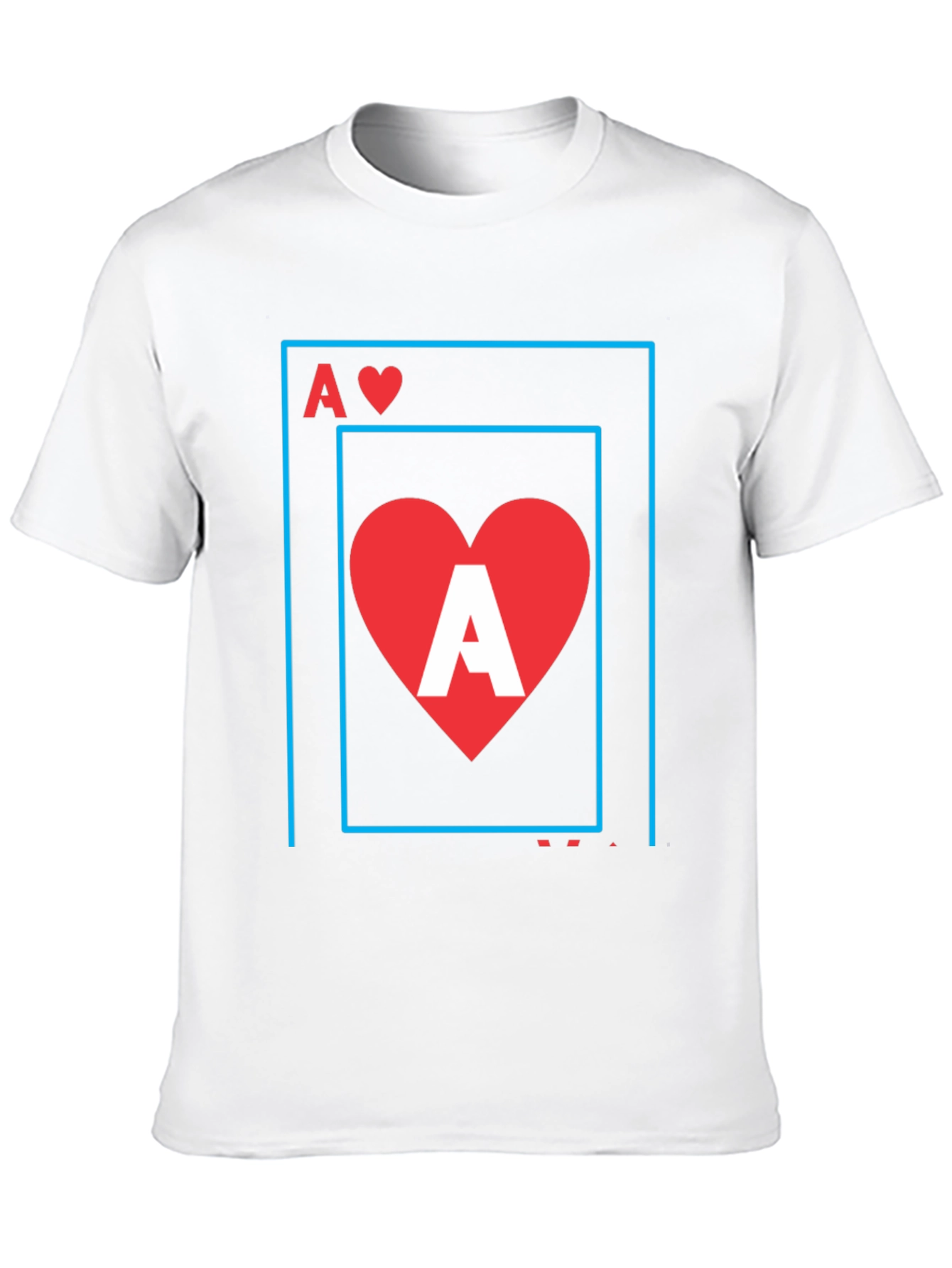 Ace of Hearts Graphic Tee - Stylish Black T-Shirt