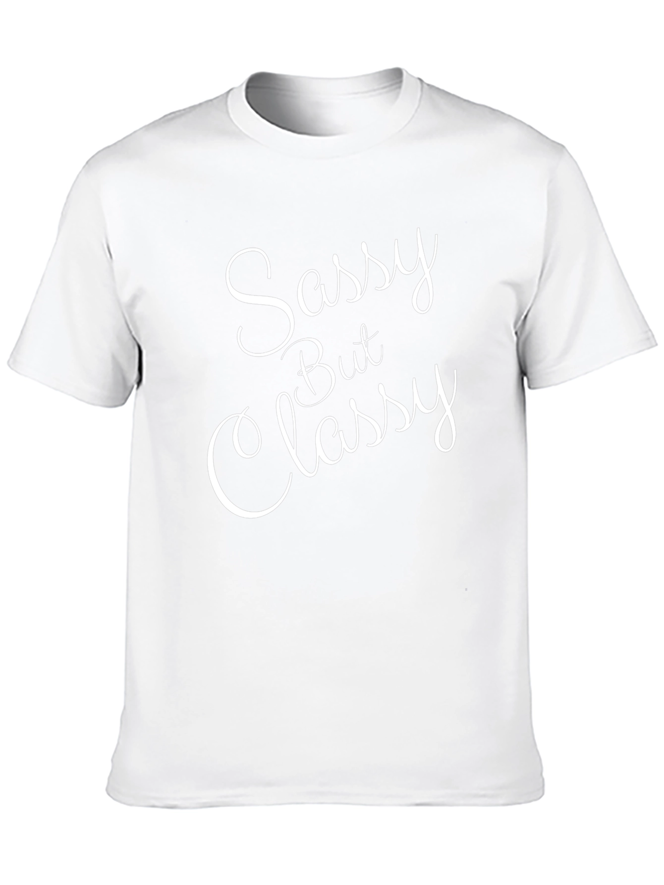 Sassy But Classy Black Graphic Tee