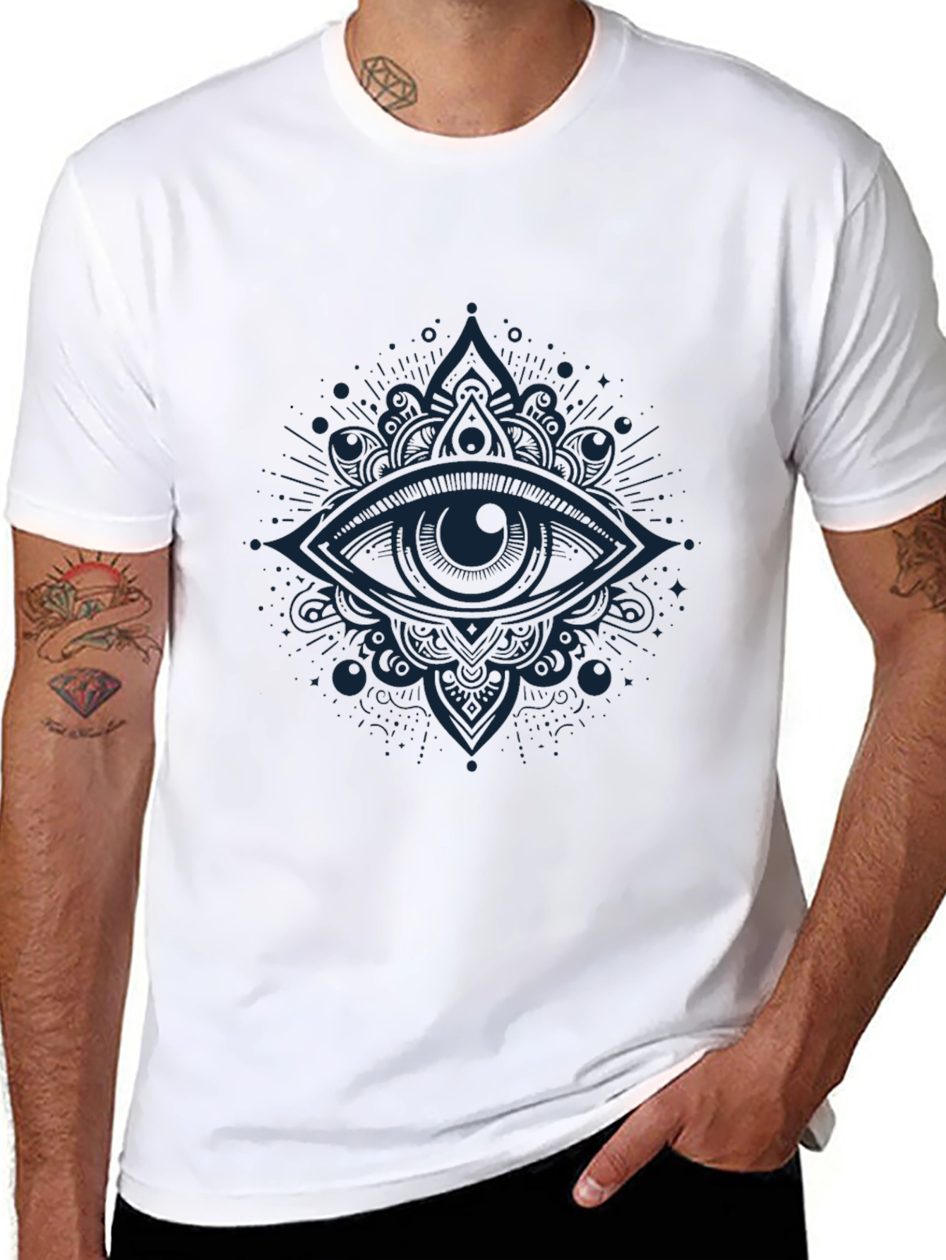 All Seeing Eye Graphic Tee - Black