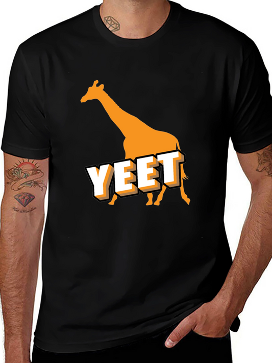 Yeet Giraffe T-Shirt - Funny Animal Tee