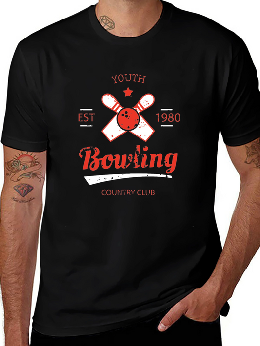 Youth Bowling Country Club Black T-Shirt