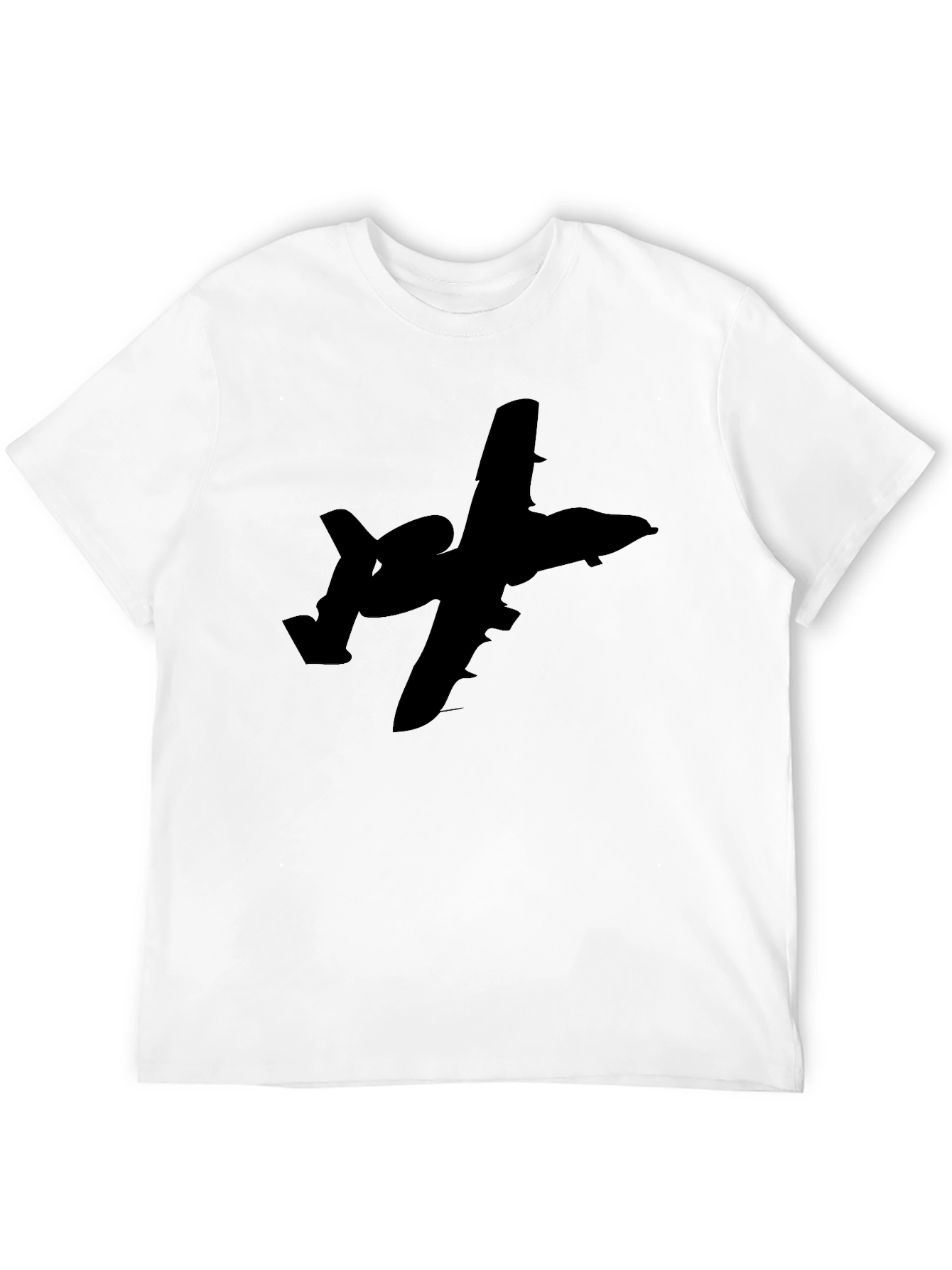 A-10 Warthog Silhouette Black T-Shirt