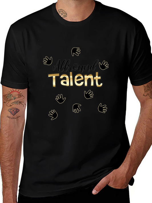 All-Around Talent Black Graphic Tee