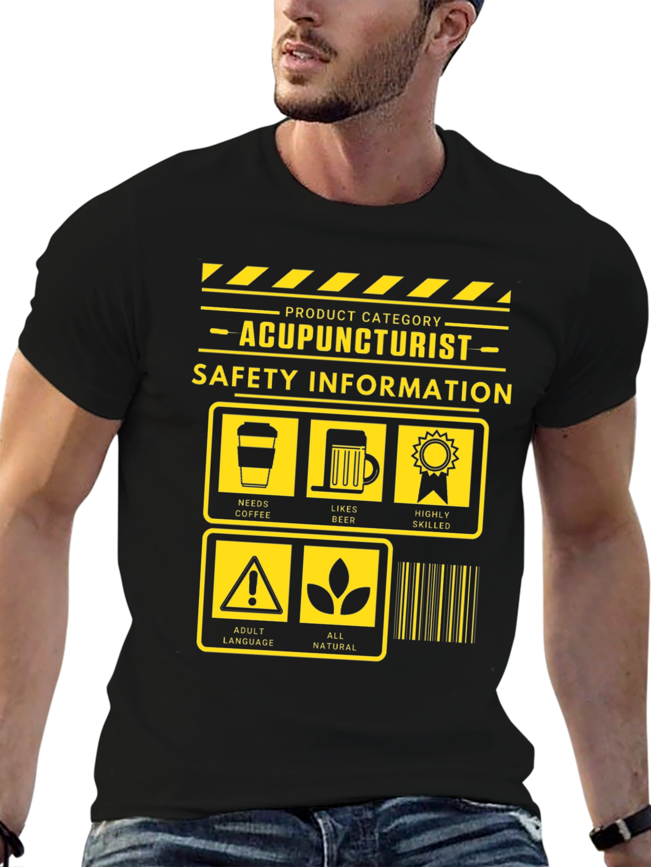 Acupuncturist Safety Information Graphic Tee