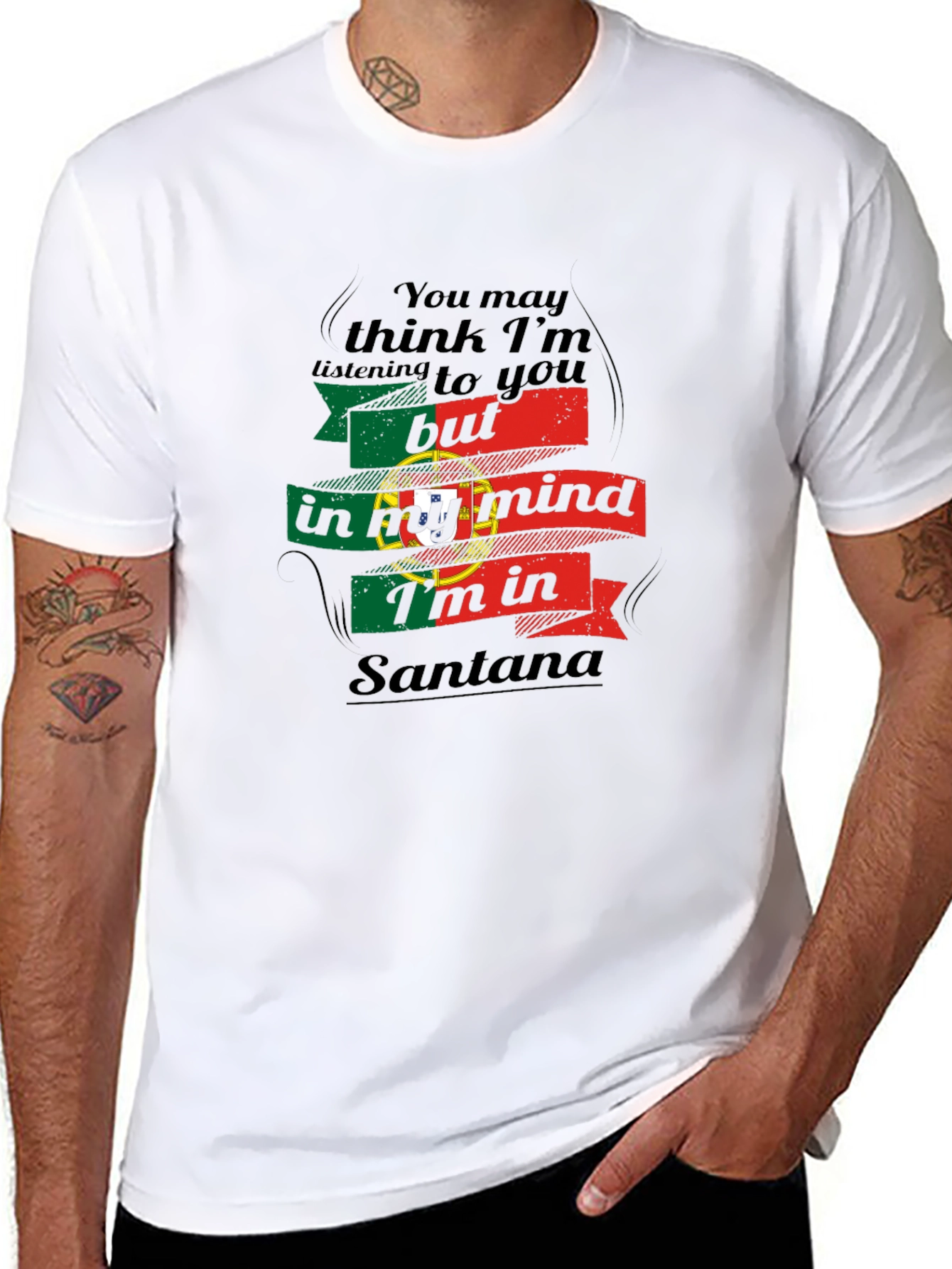 Santana Mind Black T-Shirt