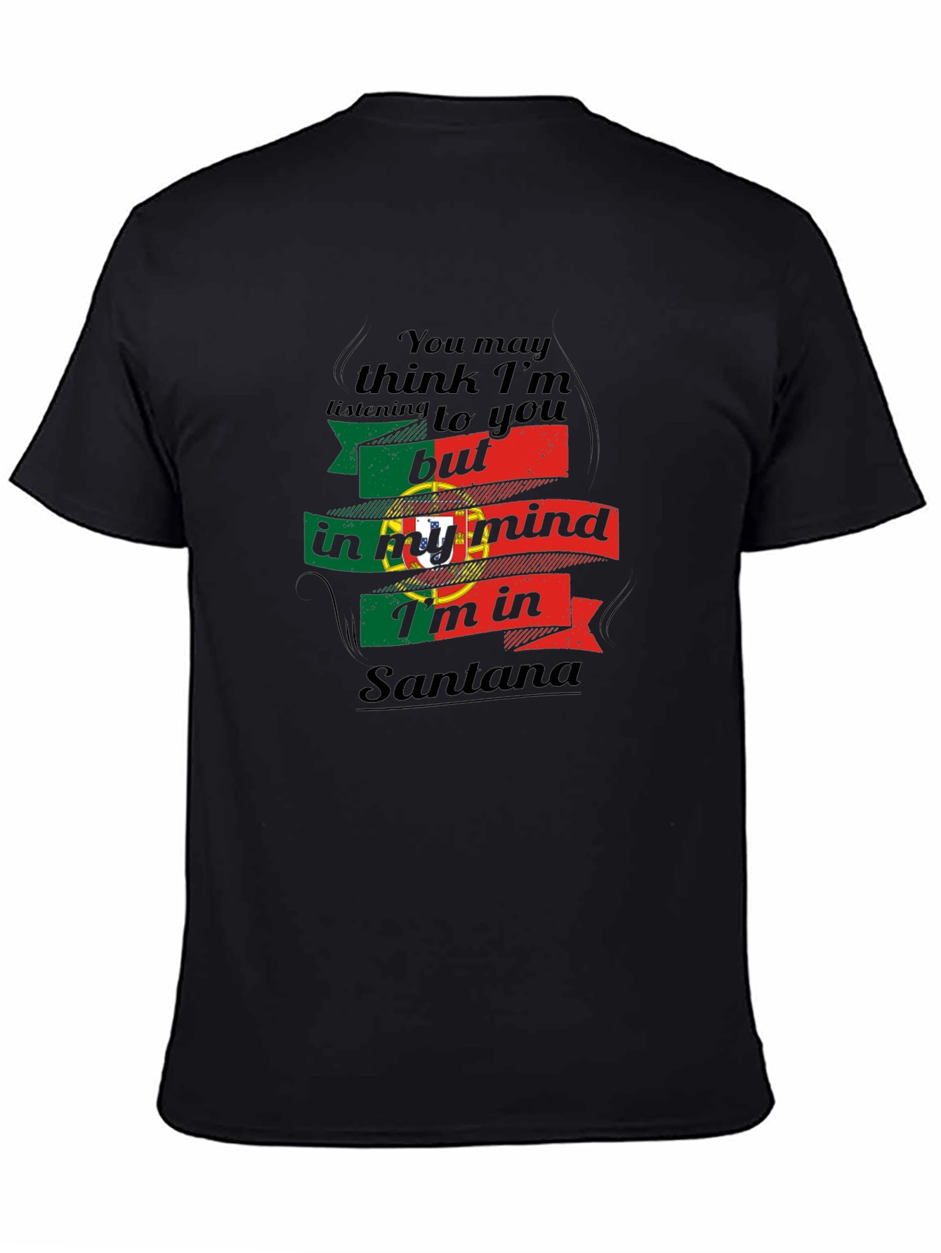 Santana Mind Black T-Shirt