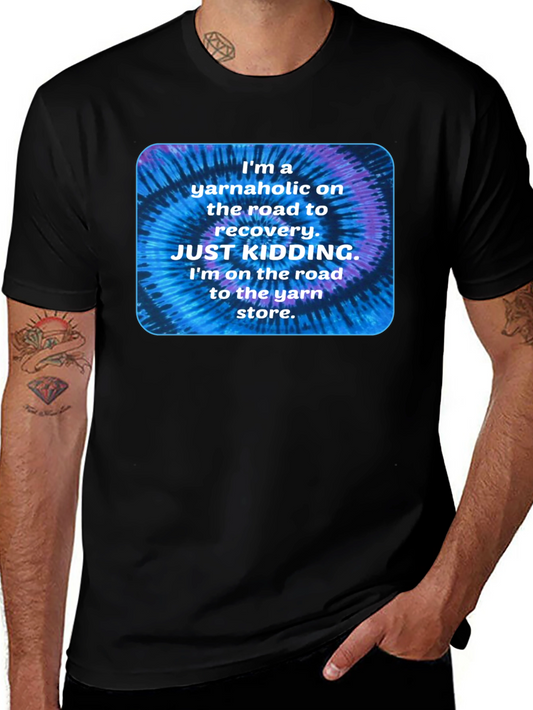 Yarnaholic T-Shirt: Funny Knitting Crochet Tee
