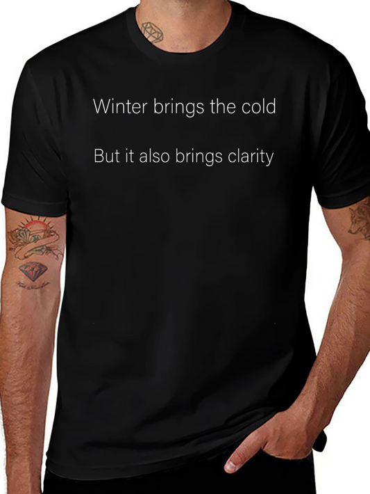 Winter Clarity Graphic Tee - Black