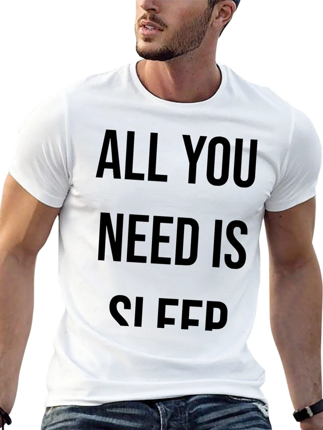 All You Need Is Sleep Black T-Shirt