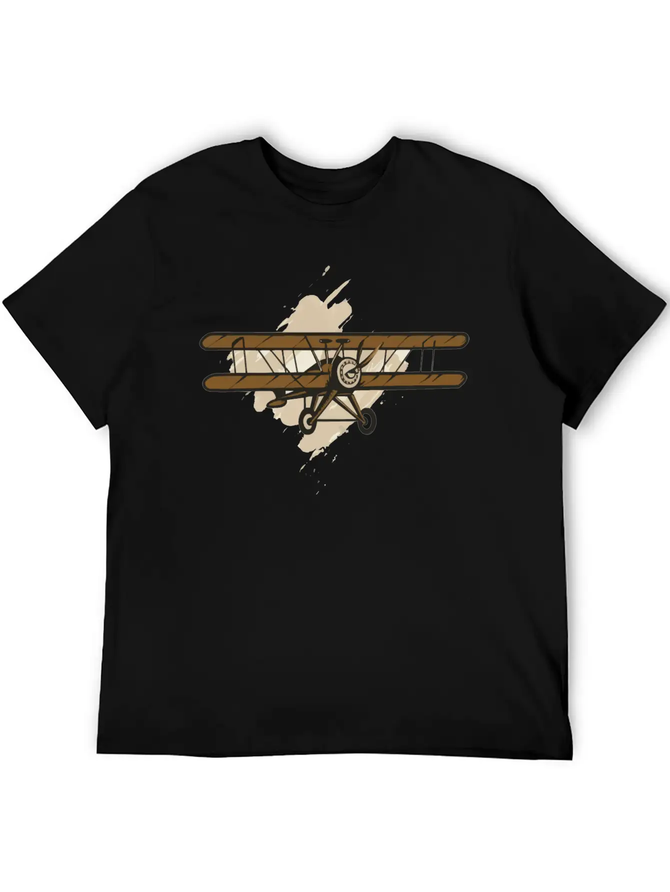 A Classic Biplane Timeless Short Sleeve Tee – Comfy And Minimalist Design