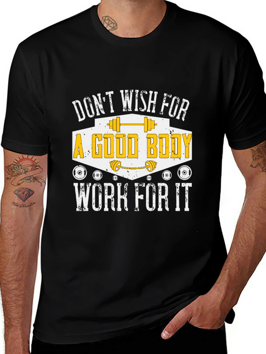 Workout Motivation T-Shirt - Good Body Fitness Gym Tee