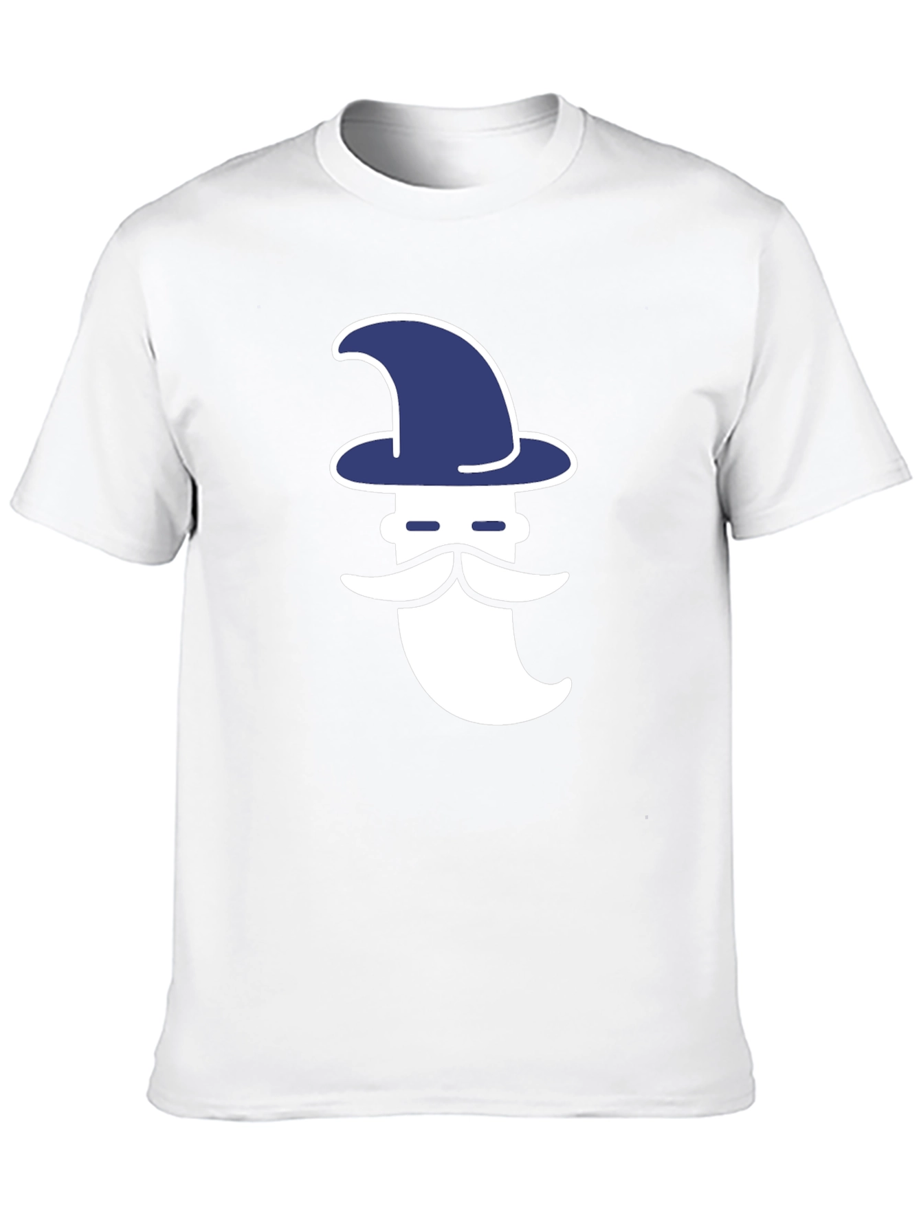 Wizard Graphic Tee - Black Cotton Shirt