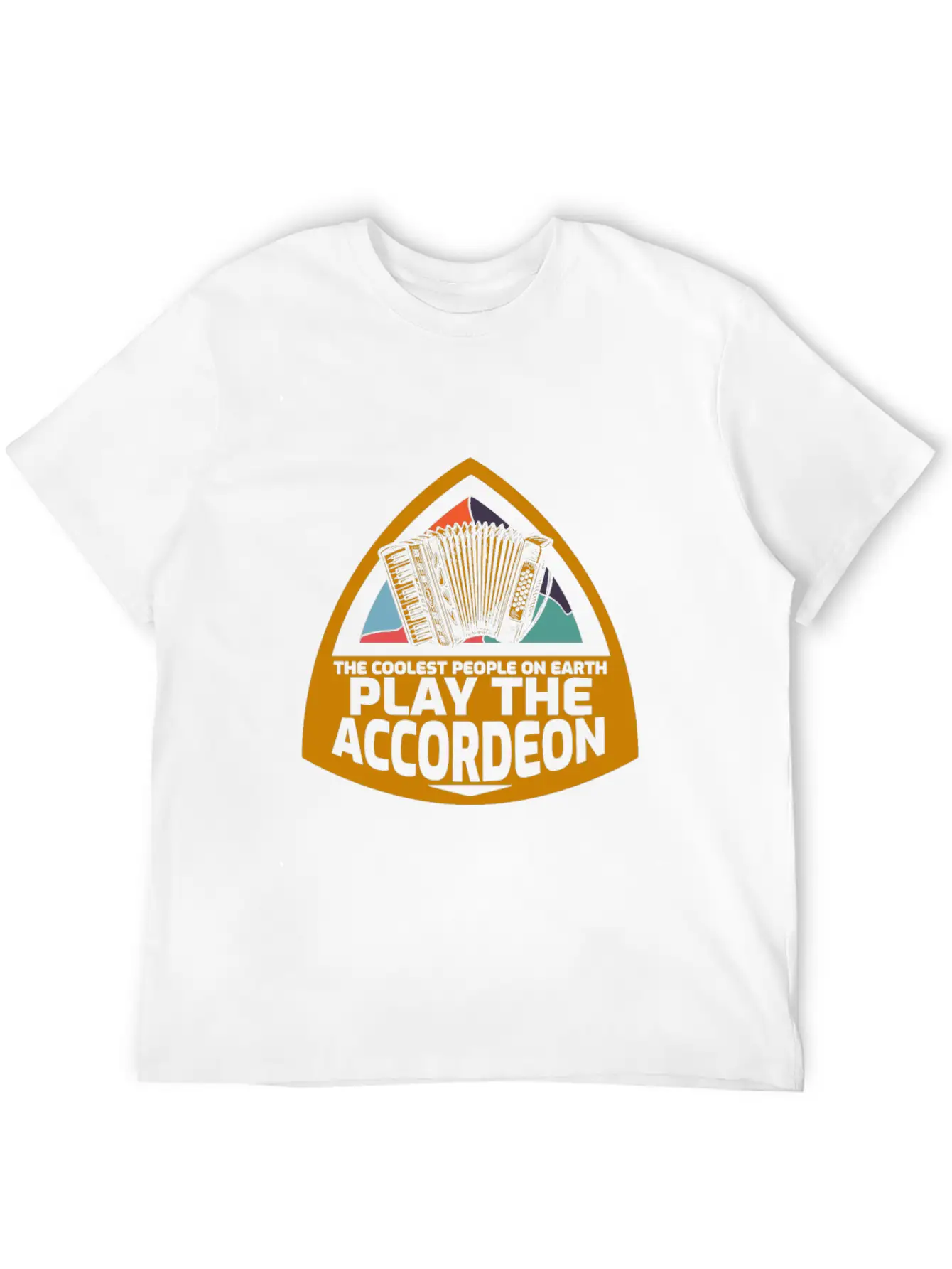 Accordion Casual Graphic T-Shirt – Simple And Comfortable Daily Wear