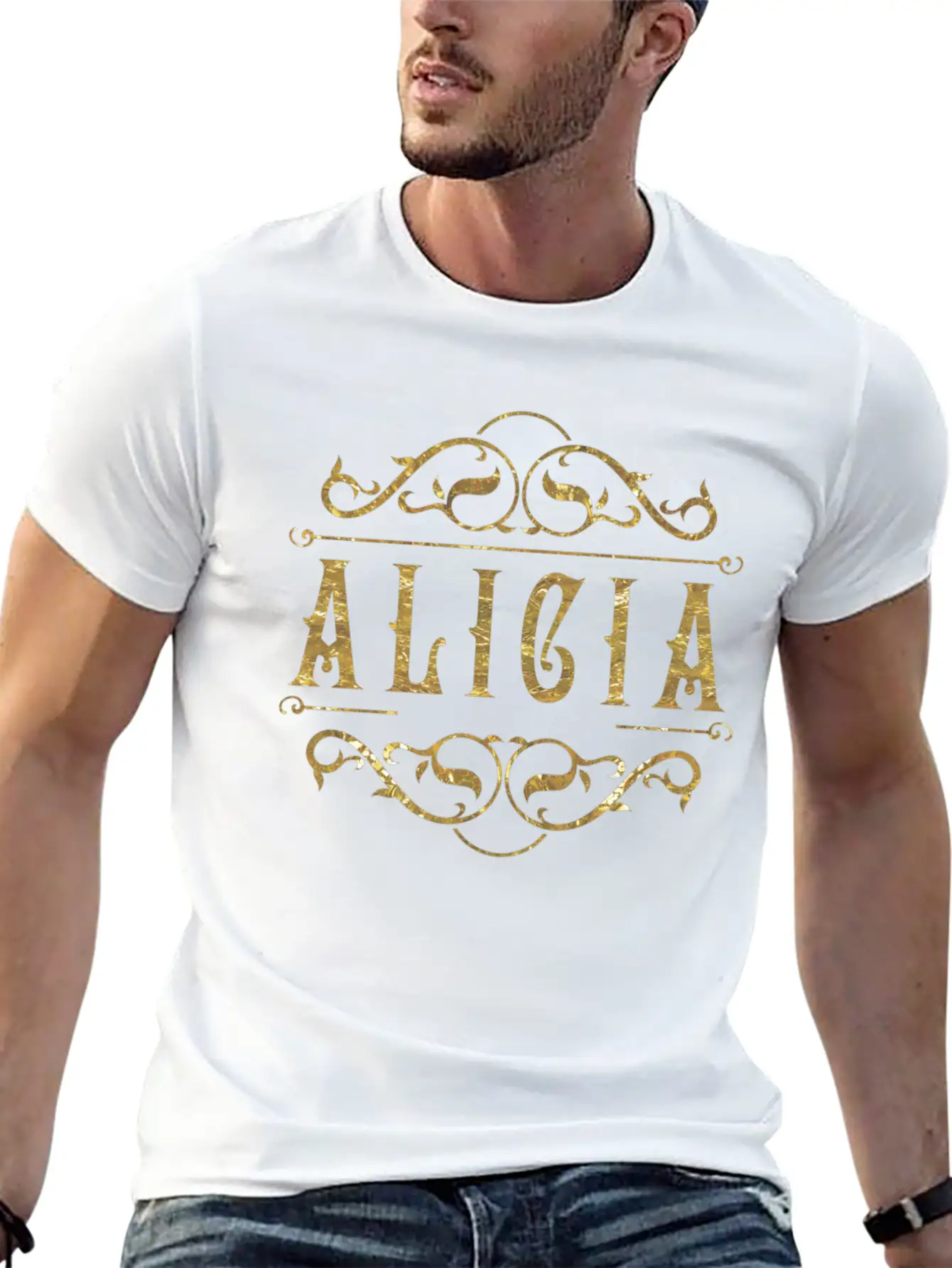 Alicia Gold Timeless Short Sleeve Tee – Comfy And Minimalist Design