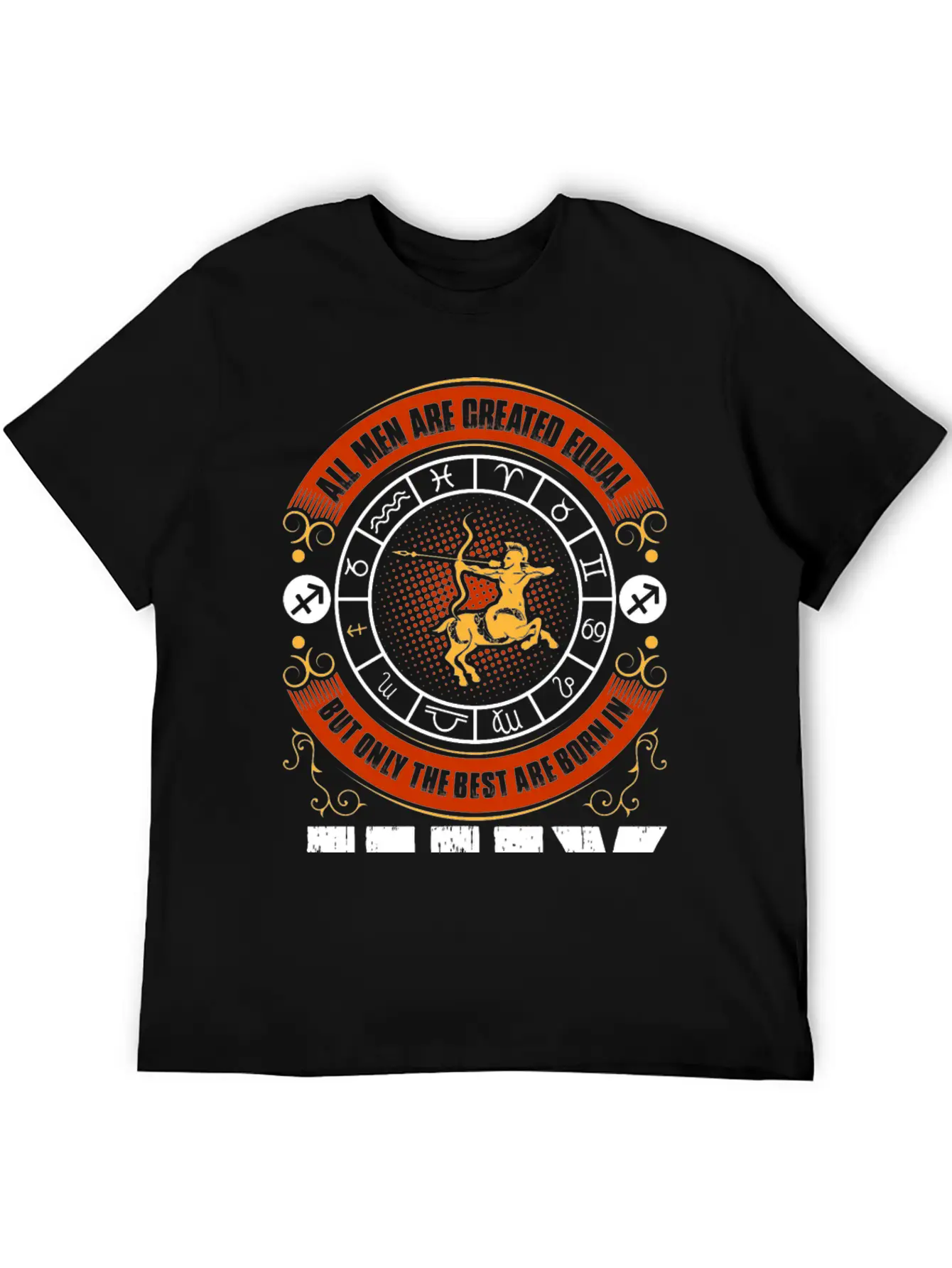 All Men Are Created Equal But Only The Best Are Casual Graphic T-Shirt – Simple And Comfortable Daily Wear