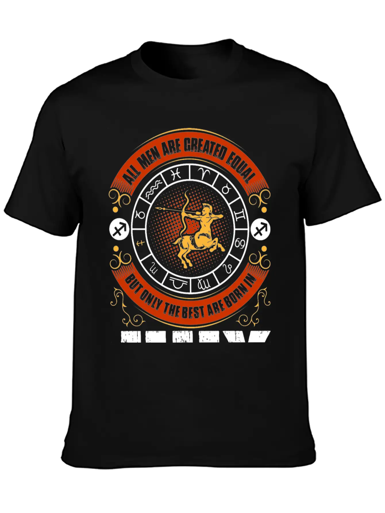 All Men Are Created Equal But Only The Best Are Casual Graphic T-Shirt – Simple And Comfortable Daily Wear