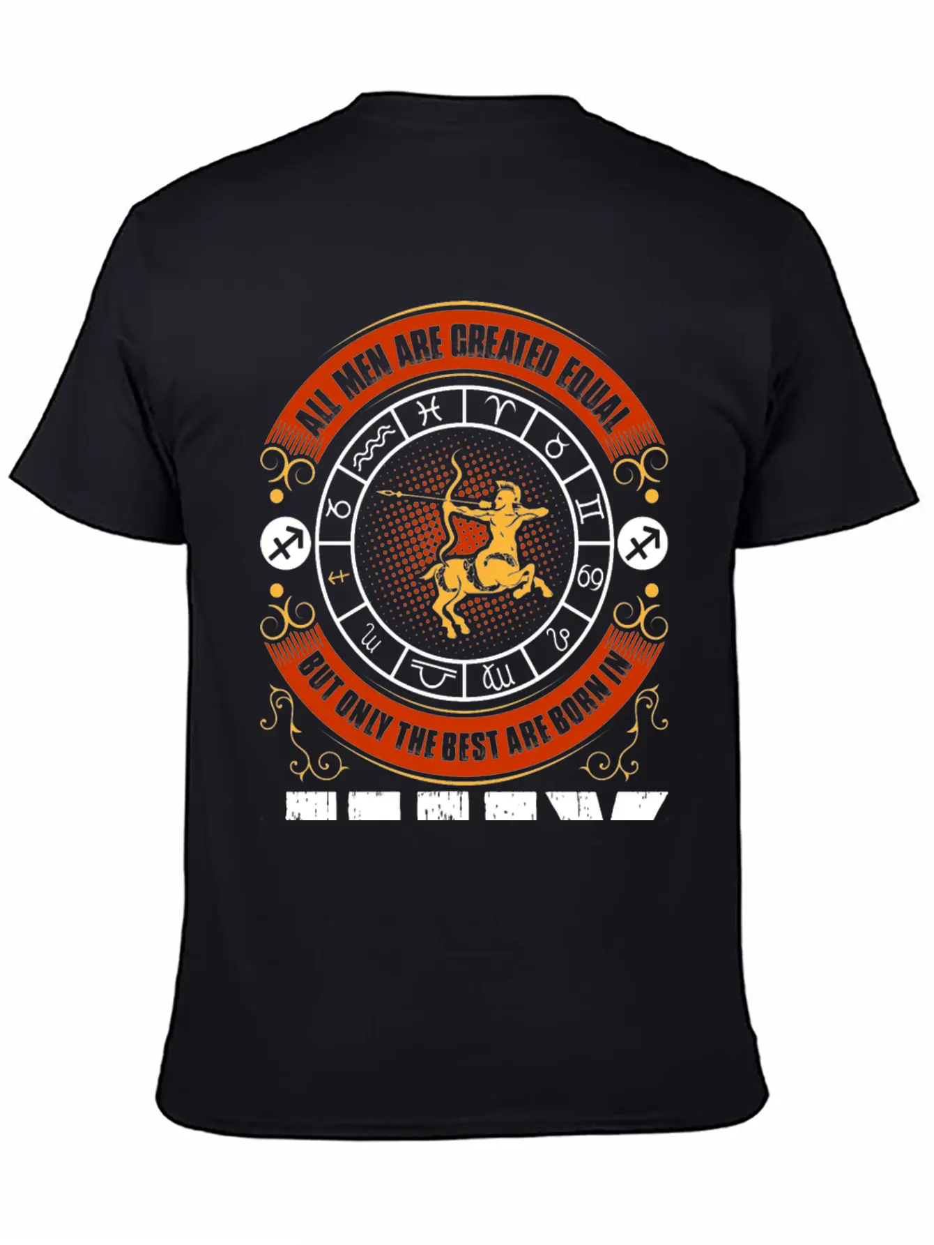 All Men Are Created Equal But Only The Best Are Casual Graphic T-Shirt – Simple And Comfortable Daily Wear