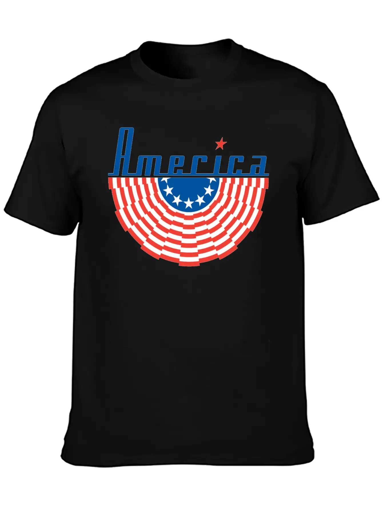 America Flag Casual Graphic T-Shirt – Simple And Comfortable Daily Wear