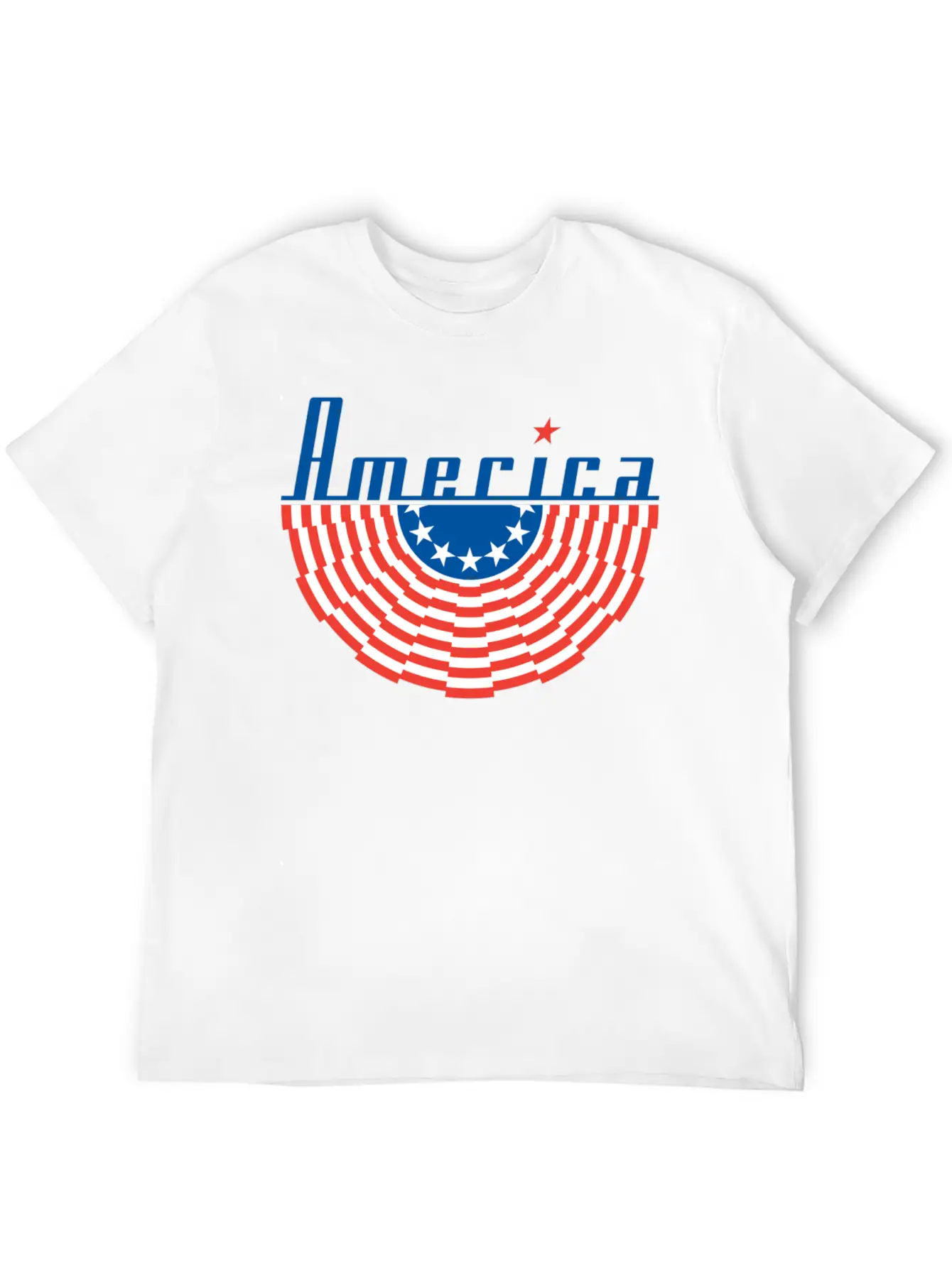 America Flag Casual Graphic T-Shirt – Simple And Comfortable Daily Wear