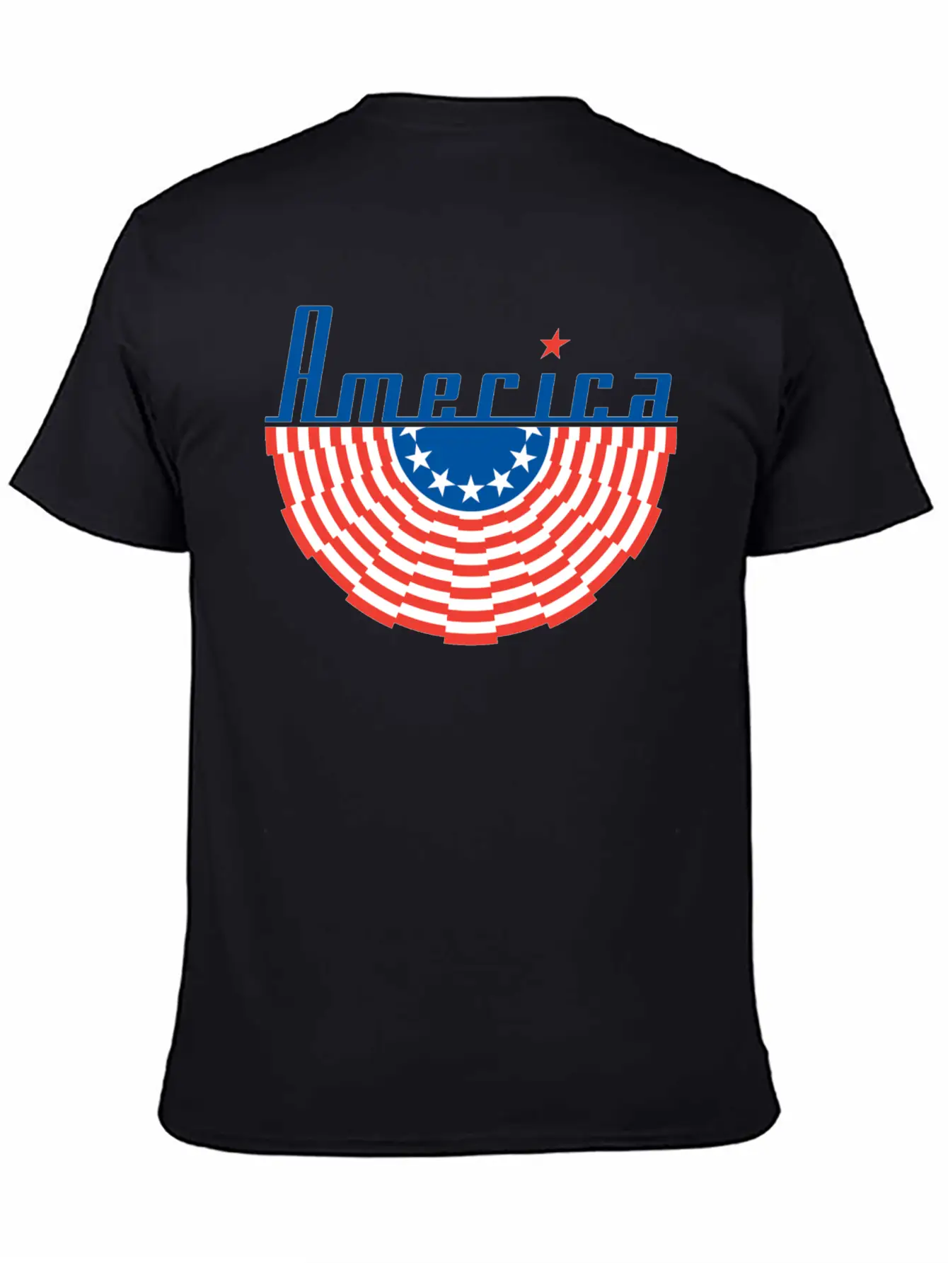 America Flag Casual Graphic T-Shirt – Simple And Comfortable Daily Wear