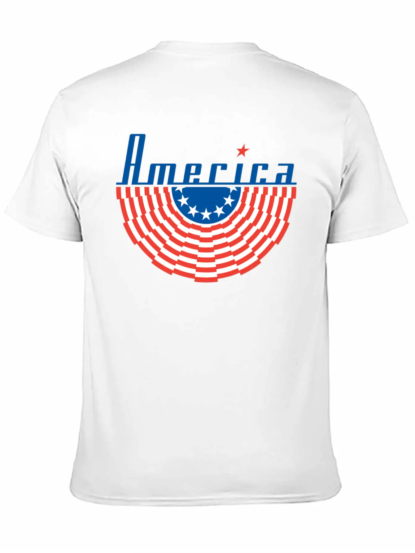 America Flag Casual Graphic T-Shirt – Simple And Comfortable Daily Wear
