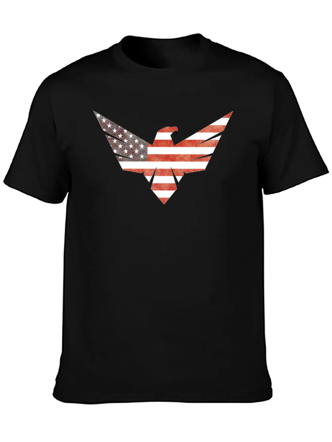 American Flag Eagle Casual Graphic T-Shirt – Simple And Comfortable Daily Wear