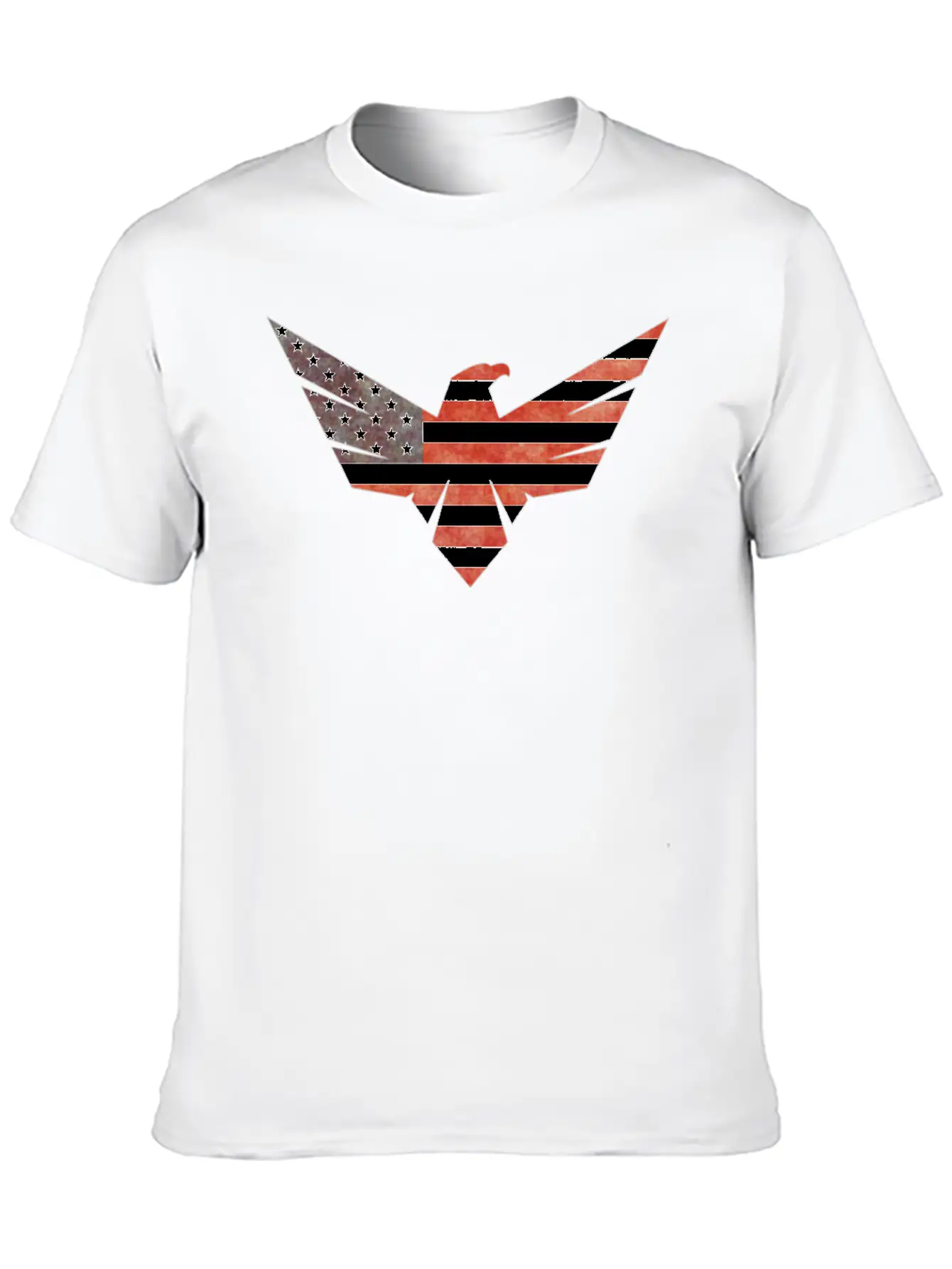 American Flag Eagle Casual Graphic T-Shirt – Simple And Comfortable Daily Wear