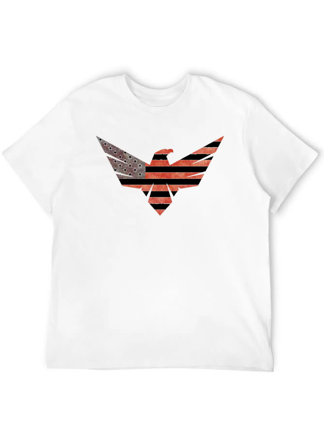 American Flag Eagle Casual Graphic T-Shirt – Simple And Comfortable Daily Wear