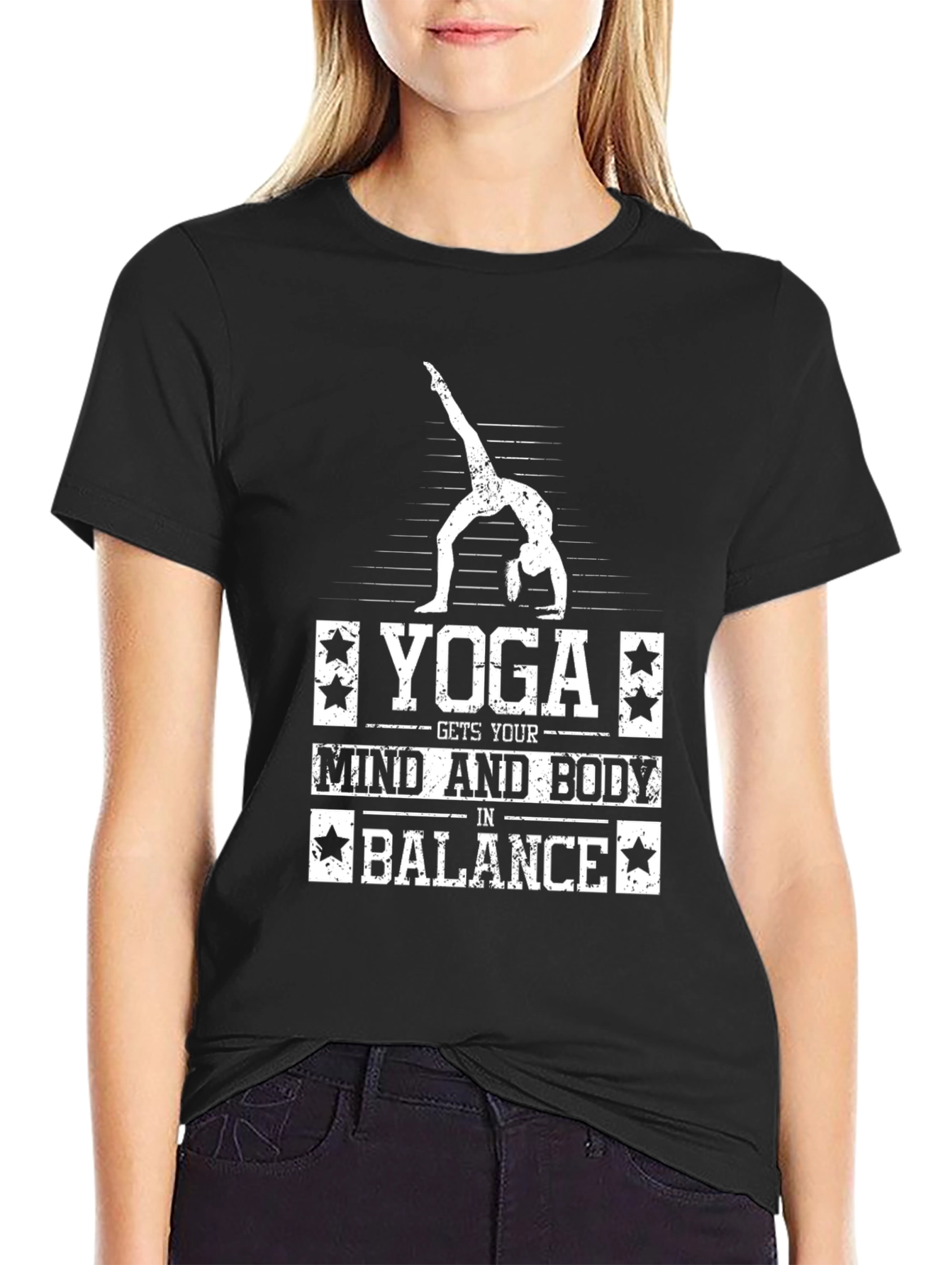 Yoga Mind & Body Balance Graphic Tee
