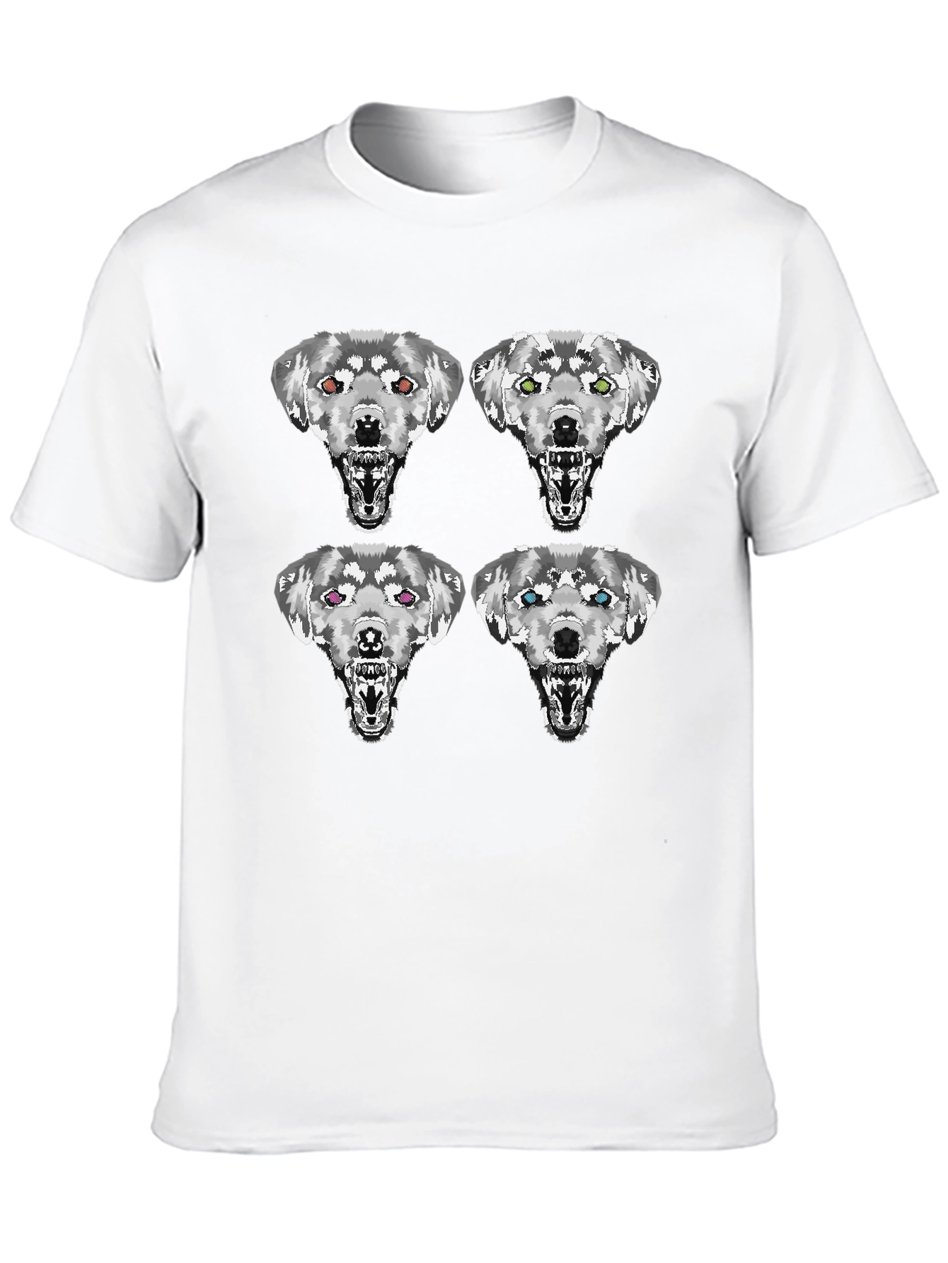 Wolf Pack Graphic T-Shirt - Stylish Black Tee
